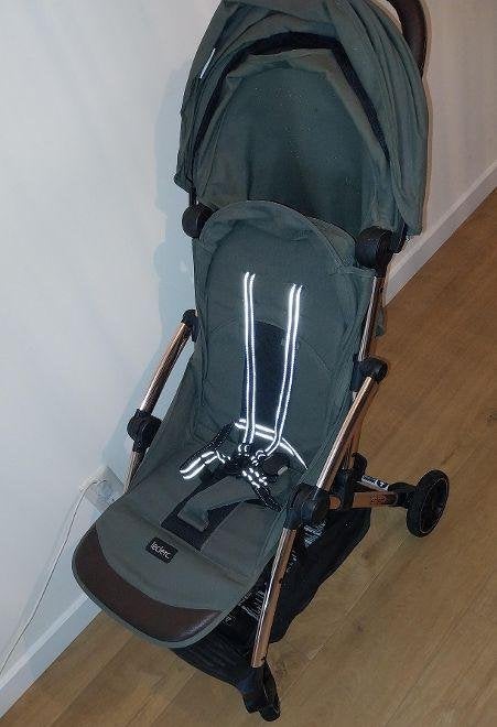 Leclerc Baby Influencer Buggy - Army Green (One-Touch Fold!), Ophalen, Gebruikt, Overige merken, Verstelbare rugleuning