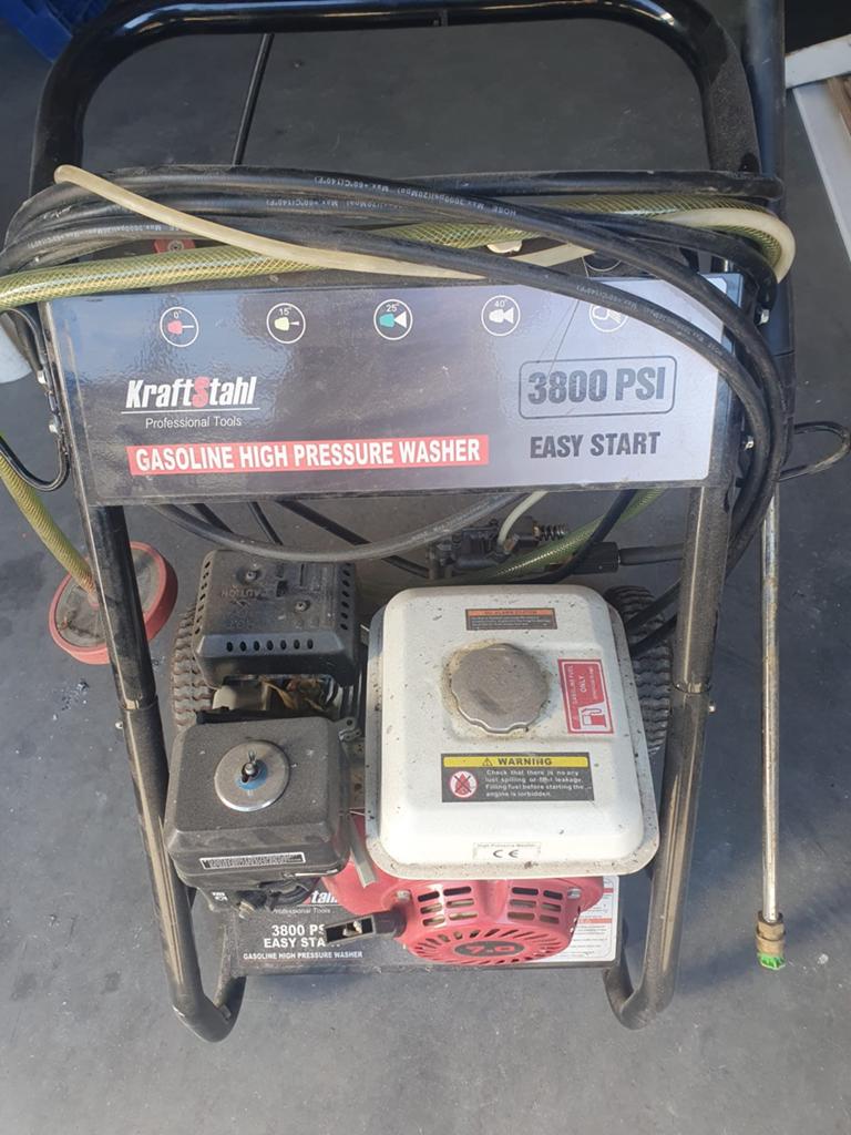 Kraft Stahl Benzine Hogedrukreiniger 3800 PSI, Ophalen, Gebruikt, Overige typen