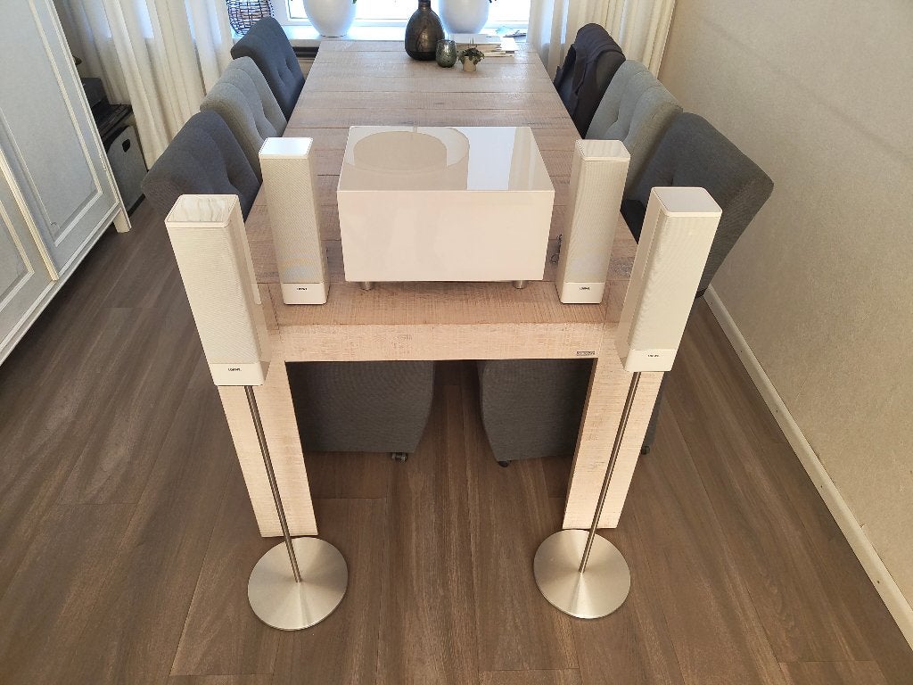 Loewe Individual speakerset + Subwoofer 525, Gebruikt, Subwoofer, Geschikt voor surround/home cinema, Ophalen