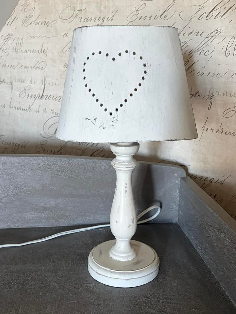 Brocante lampje, Ophalen, Zo goed als nieuw, Landelijk, brocante, Minder dan 50 cm