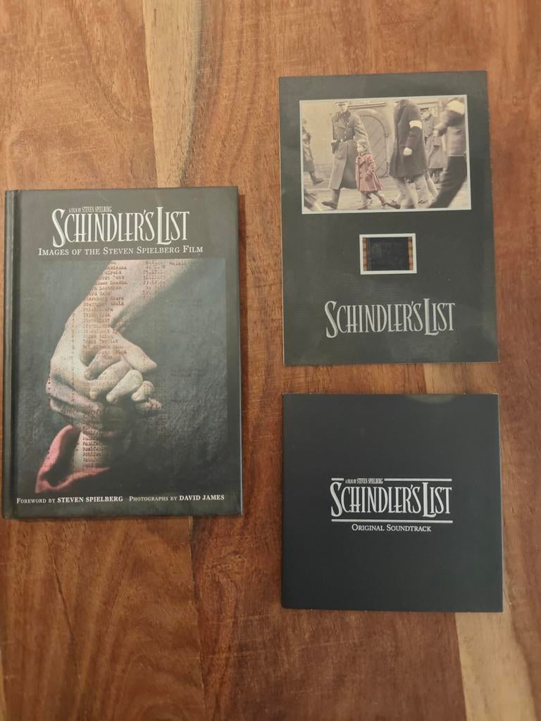 Schindler's List Collectie: Boek, Filmstrip & Soundtrack, Boeken, Ophalen, Zo goed als nieuw, Steven Spielberg, David James, Filmspecifiek