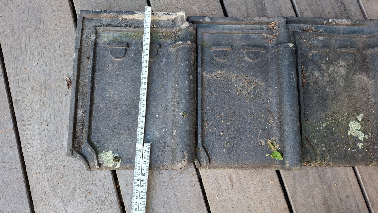 Gebruikte dakpannen - Antraciet, 125 stuks, Ophalen, Gebruikt, Steen of Klei, 15 m² of meer
