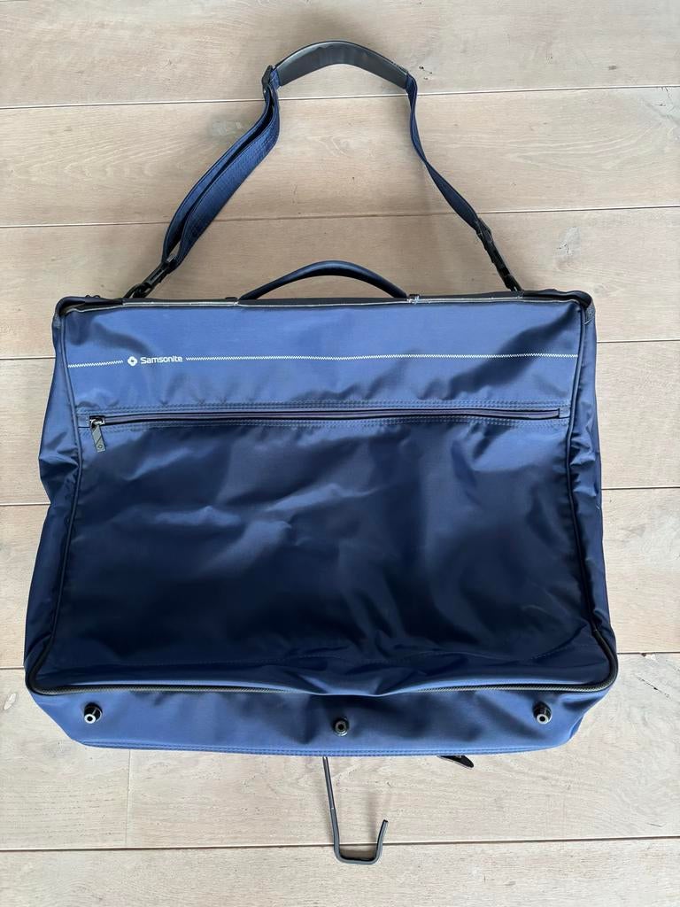 Samsonite Kostuumtas - Ideaal voor kreukvrij reizen, Ophalen, 30 cm of meer, Gebruikt, Blauw