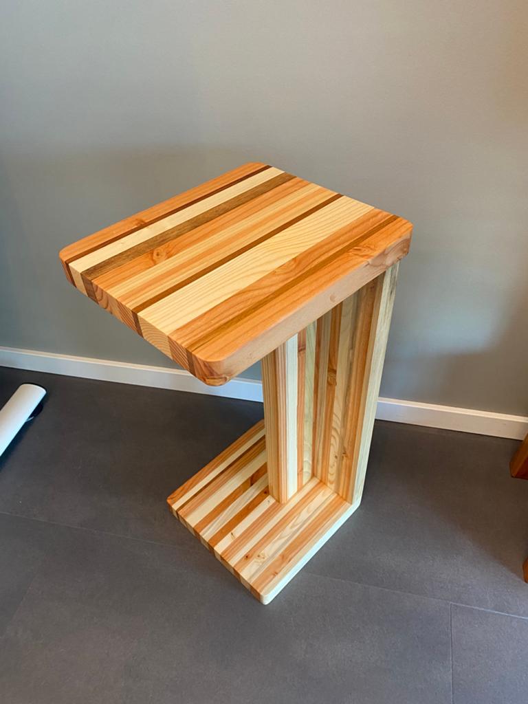 HoutenHart: bijzettafel/plantenstandaard, Ophalen, Nieuw