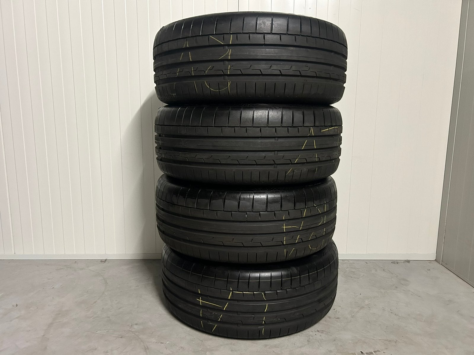 Originele Audi Q3 SQ3 sport 19 inch Continental AO 2023 ZGAN, Audi, Gebruikt, 255 mm, Banden en Velgen