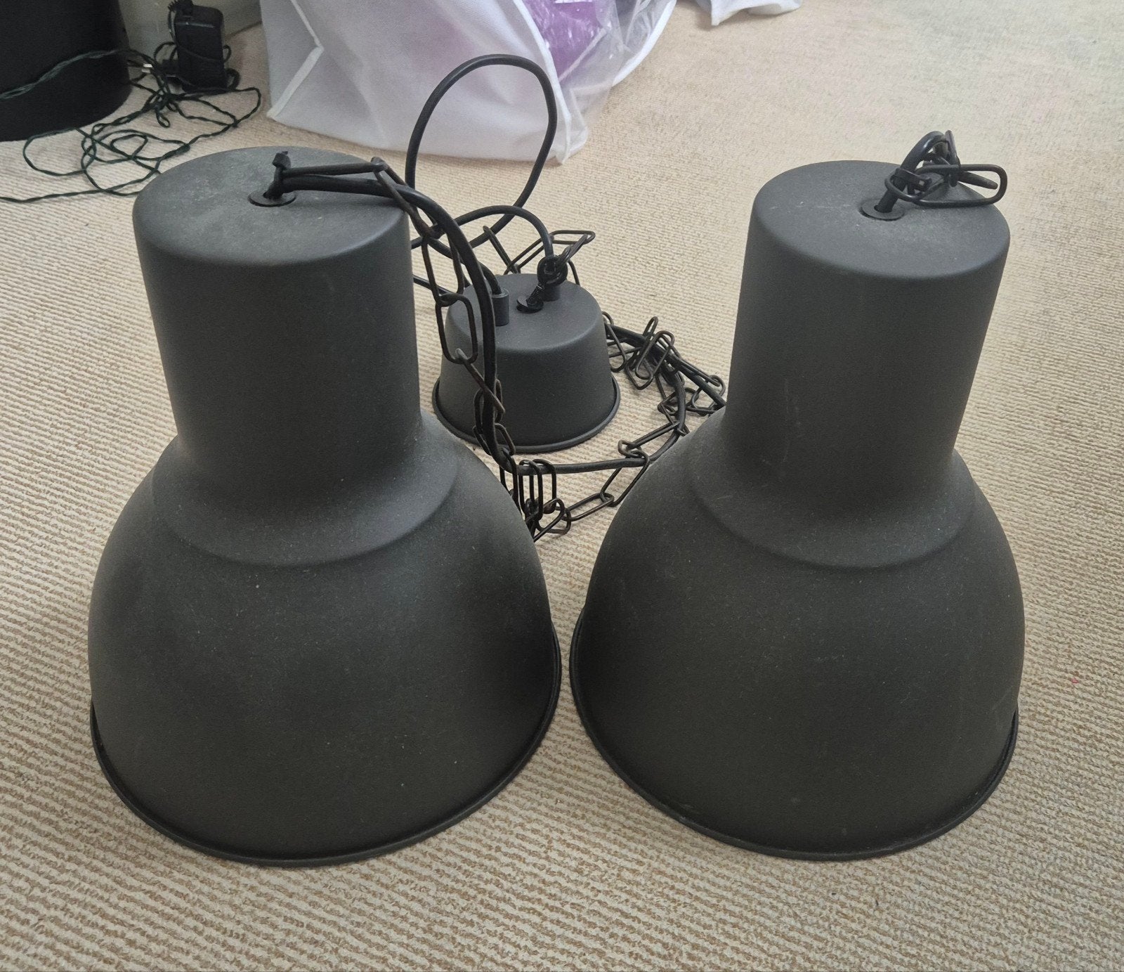 Ikea Hektar hanglampen, Ophalen of Verzenden, Zo goed als nieuw