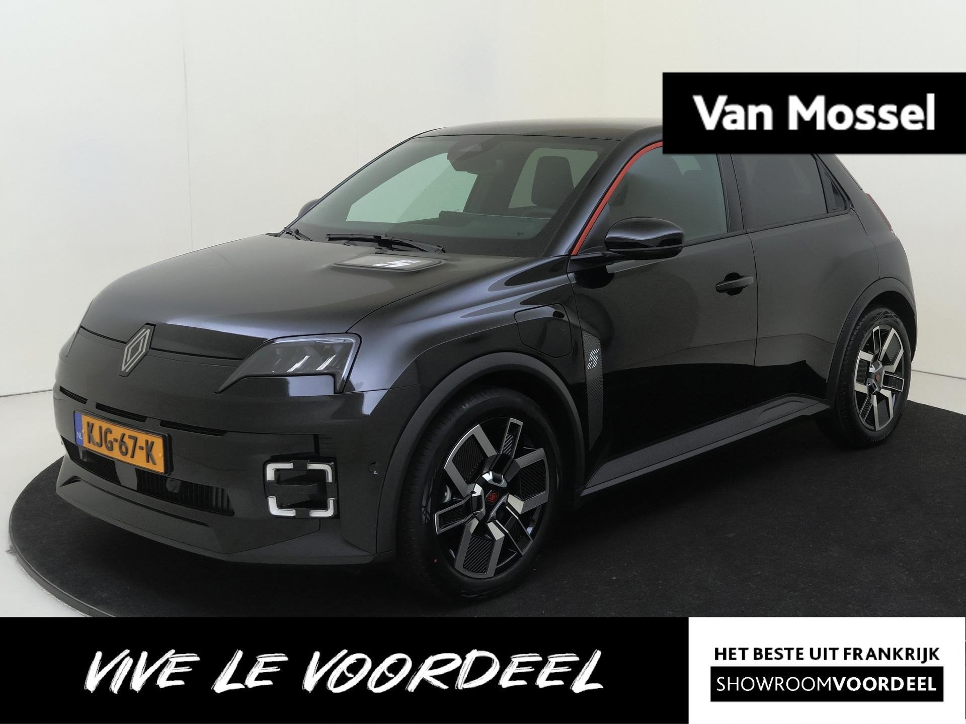 Renault 5 comfort range techno 52 kWh | Automaat | Verwarmba, Auto's, Stof, Zwart, Origineel Nederlands, 500 kg