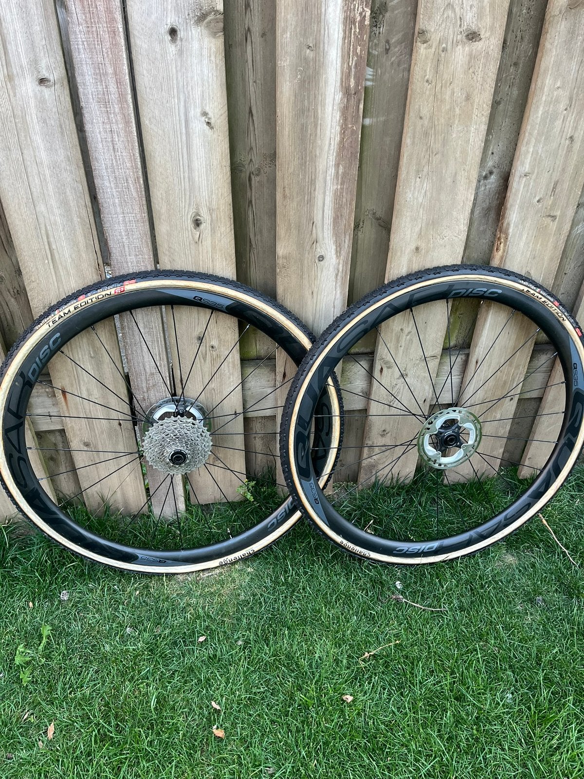 Quasar QS35 tube carbon disc wielset, Ophalen, Zo goed als nieuw, Overige typen