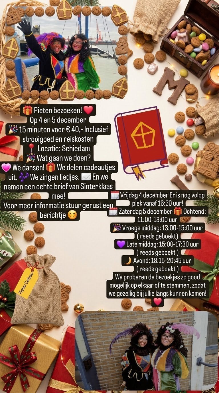 Pieten bezoek in SCHIEDAM, Diversen, Ophalen