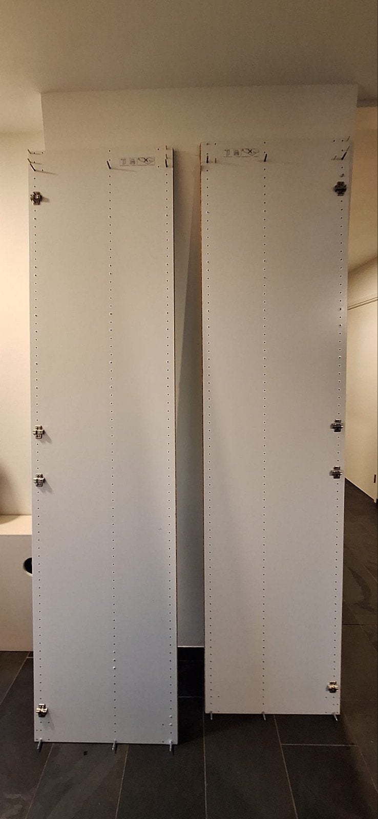 Pax kast, wit, hoogglans deuren., Huis en Inrichting, Kasten | Kledingkasten, Ophalen