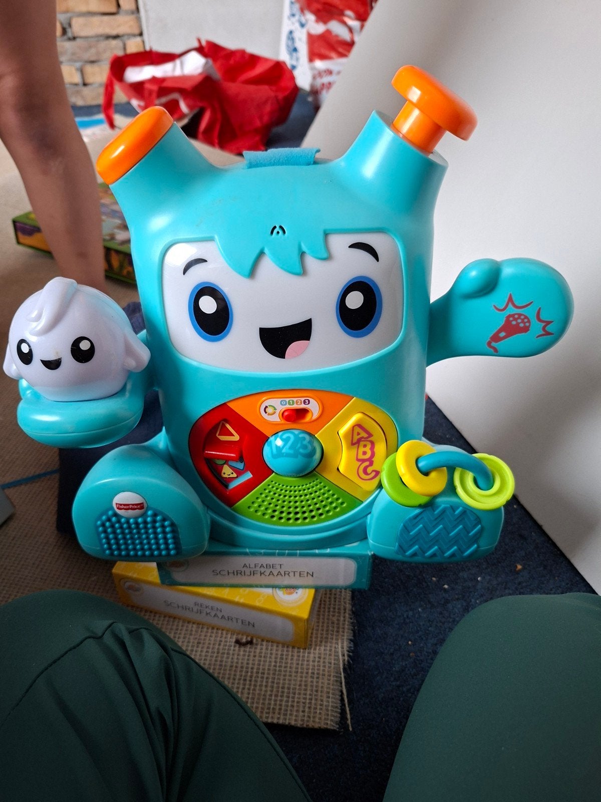 Fisher-Price pratende en zingende robot, Ophalen, Gebruikt, Overige typen, Met licht
