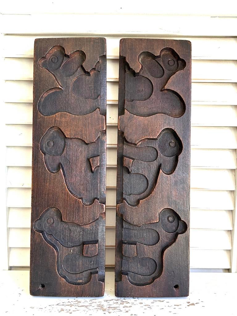 Antieke suikergoed koekplank speculaasplank 2 stuks, Antiek en Kunst, Antiek | Keukenbenodigdheden, Ophalen