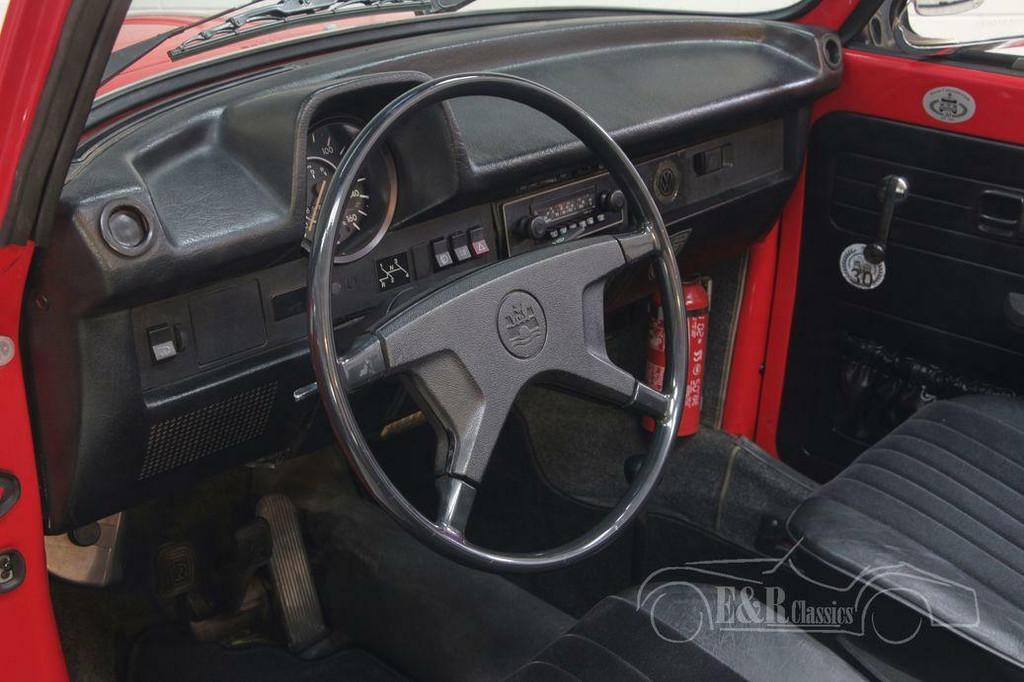 VW Kever Cabriolet | 66.646 km aantoonbaar | 1972, Achterwielaandrijving, Zwart, Cabriolet, Bedrijf