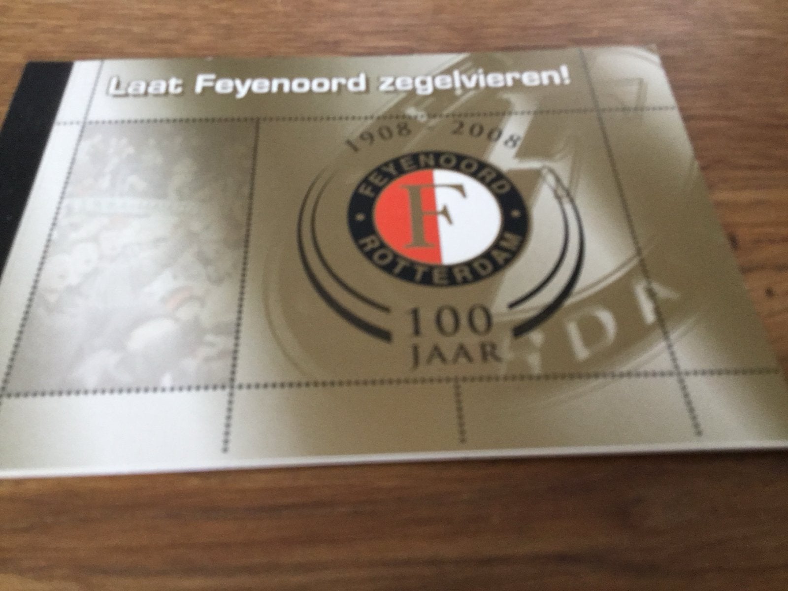 Feyenoord 100 jaar postzegelvel - Laat Feyenoord zegevieren!, Ophalen, Na 1940, Postfris