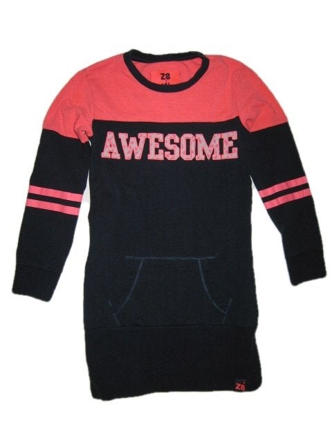 Gave donkerblauwe Z8 jurk style Doutzen maat 104-110., Kinderen en Baby's, Z8, Zo goed als nieuw, Jurk of Rok, Verzenden