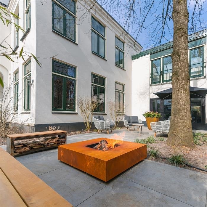 Cortenstaal vuurtafel, vuurschaal, vuurkorf, BBQ, grill, Tuin en Terras, Ophalen of Verzenden, Nieuw