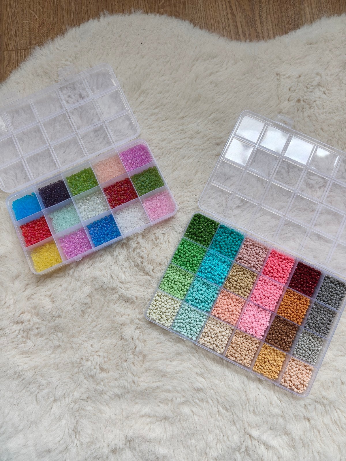 Kralen set inclusief bakjes, diverse kleuren, Ophalen of Verzenden, Nieuw, Kraal