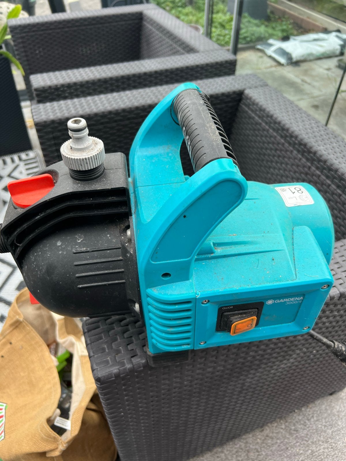 Gardena Husqvarna AB Typ 3000/4 Tuinpomp, Ophalen of Verzenden, Gebruikt, Elektrisch, Beregeningspomp