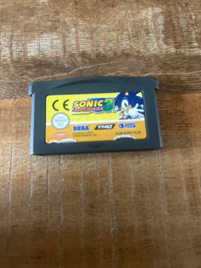 Sonic Advance 3 - Game Boy Advance (GBA) - Sega THQ, Spelcomputers en Games, Games | Nintendo Game Boy, Gebruikt, 1 speler, Ophalen of Verzenden