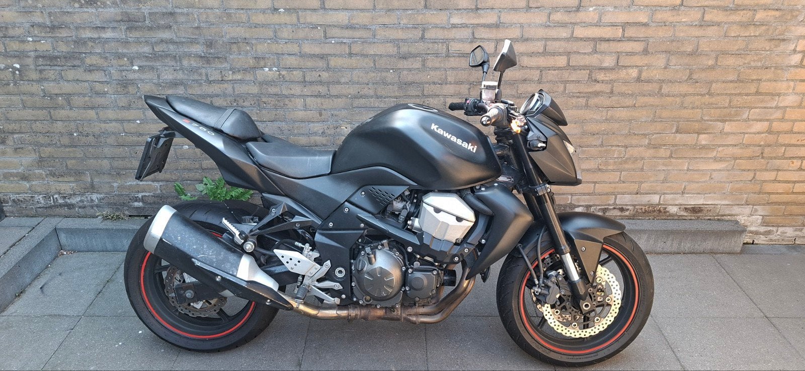 Kawasaki Z750 Naked Bike - 52300 km- kleur mat zwart, Motoren, Motoren | Kawasaki, 4 cilinders, Motorrijbewijs A, Gebruikt, 749 cc