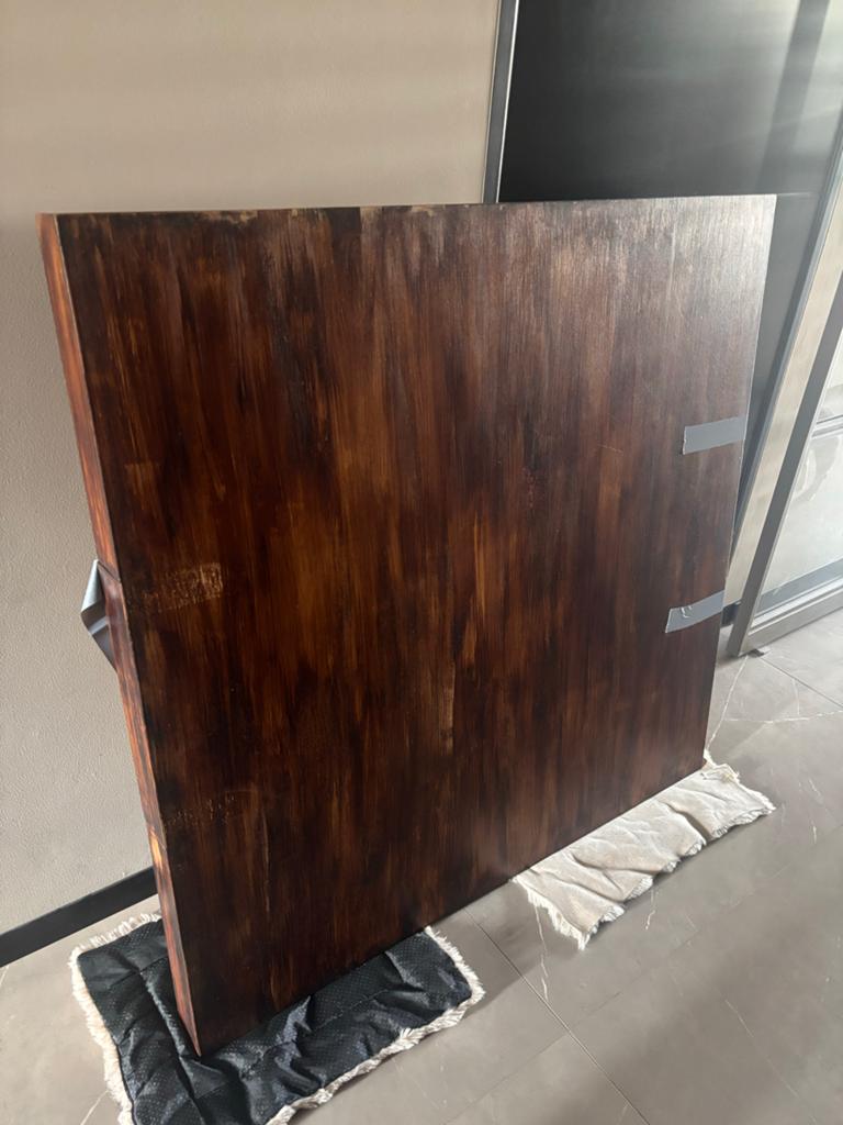 Gratis salon tafel 1.20x1.20xH20, Ophalen, Gebruikt, 100 tot 150 cm, Vierkant