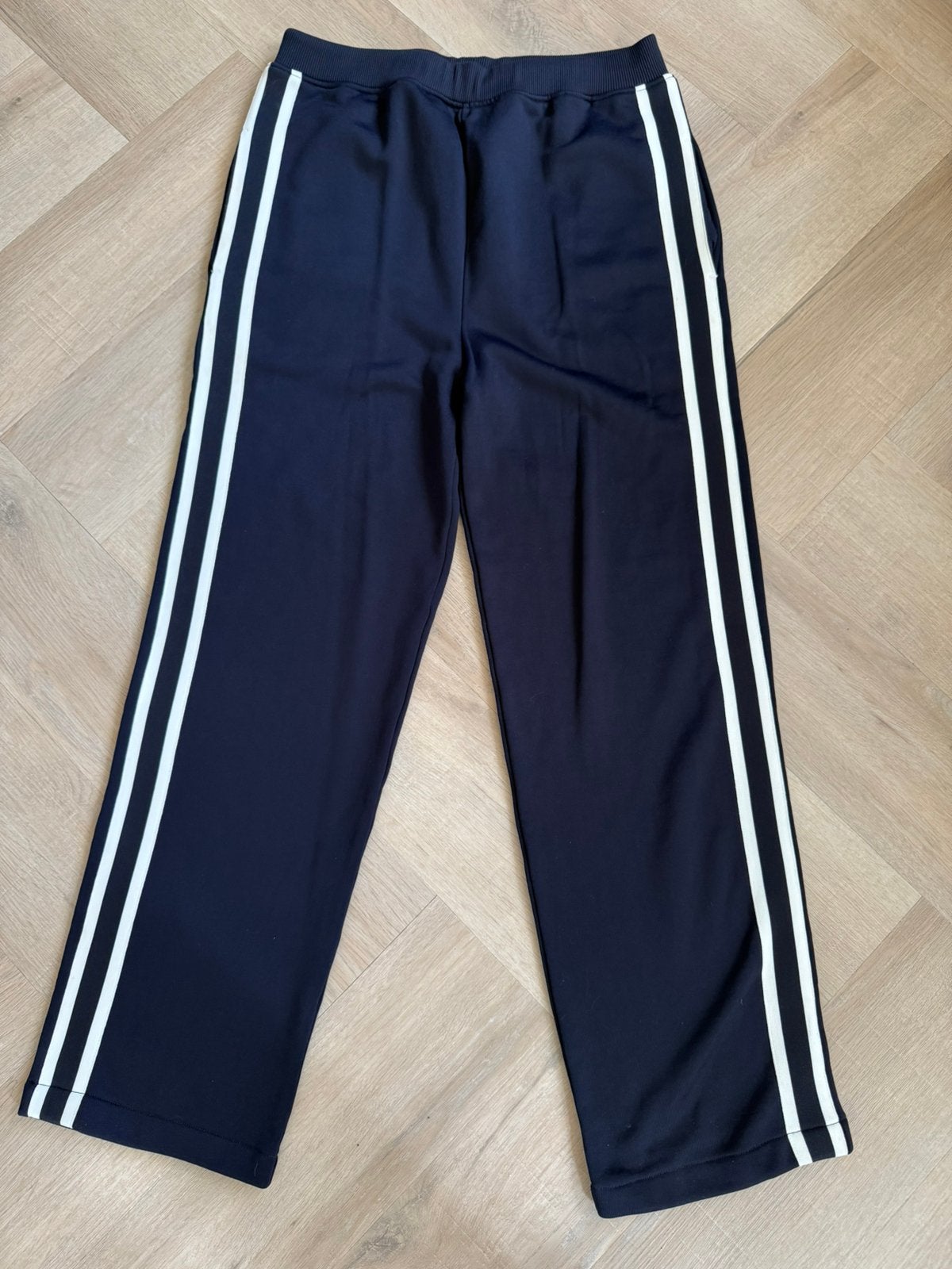 Ami Paris track pants blauw maat M side stripe, Kleding | Heren, Ophalen of Verzenden, Zo goed als nieuw, Blauw