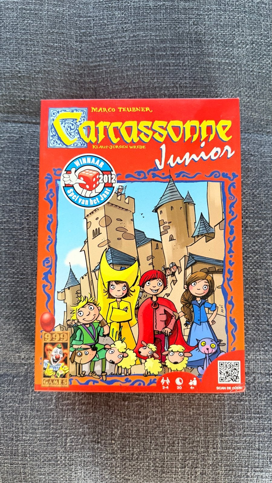 Carcassonne Junior - Winnaar Spel van het Jaar 2012, Drie of vier spelers, Ophalen, Zo goed als nieuw