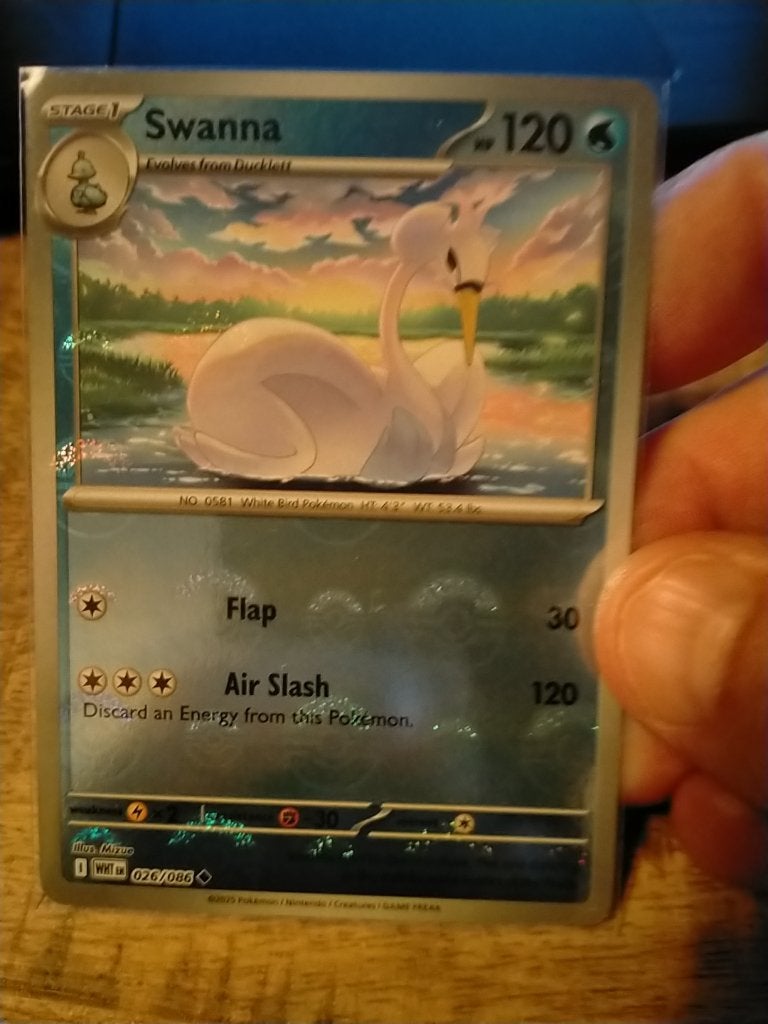 Pokemon White Flare , Swanna Master Ball , 026/086, Verzenden, Zo goed als nieuw, Losse kaart
