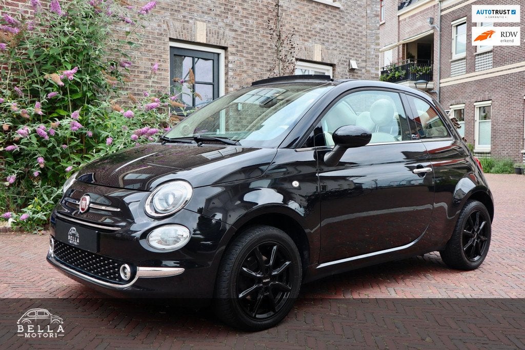 Fiat 500 C 1.2 Lounge | Cruise control | Chrome-pakket | Sto, Voorwielaandrijving, Gebruikt, 4 cilinders, Cabriolet