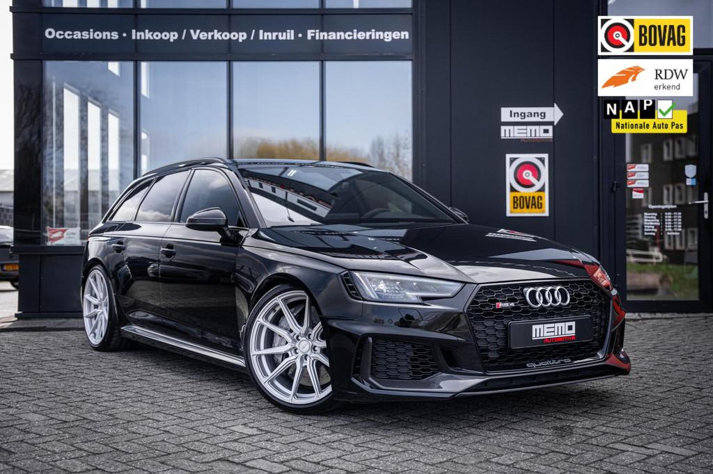 Audi RS 4 Avant 2.9 TFSI RS 4 Quattro*KERAMISCH*CARBON*600PK, Auto's, Audi, Automaat, Gebruikt, Euro 6, Zwart