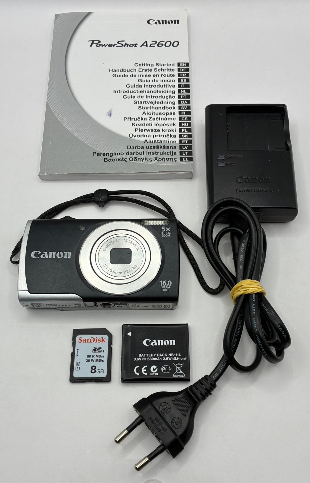 Canon PowerShot A2600 - compact camera, Ophalen of Verzenden, Zo goed als nieuw, Canon, 4 t/m 7 keer
