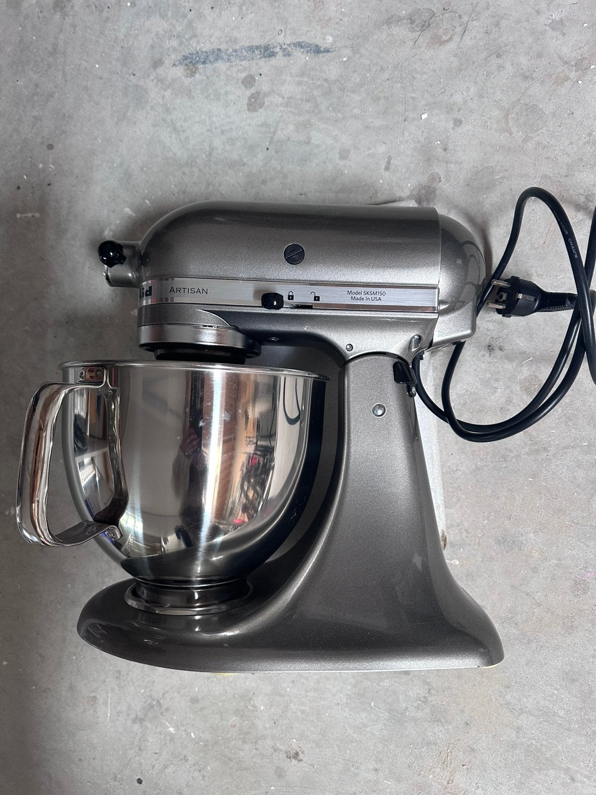 Kitchenaid artisan keukenmixer, 4 liter of meer, Ophalen of Verzenden, Zo goed als nieuw, 3 snelheden of meer