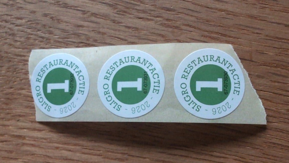 3 sligro zegels, Ophalen of Verzenden, Winkel, Super of Benzinepomp, Zegels, Bonnen of Punten