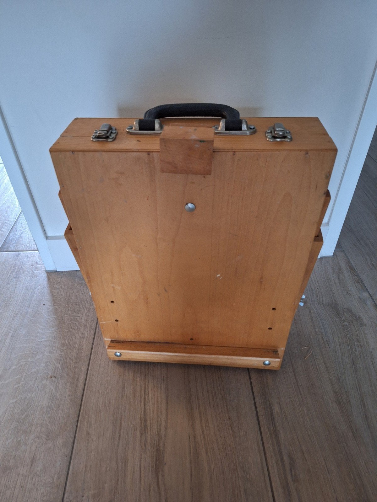 Houten schilderskist met palet - Gebruikt, Ophalen, Gebruikt, Overige typen