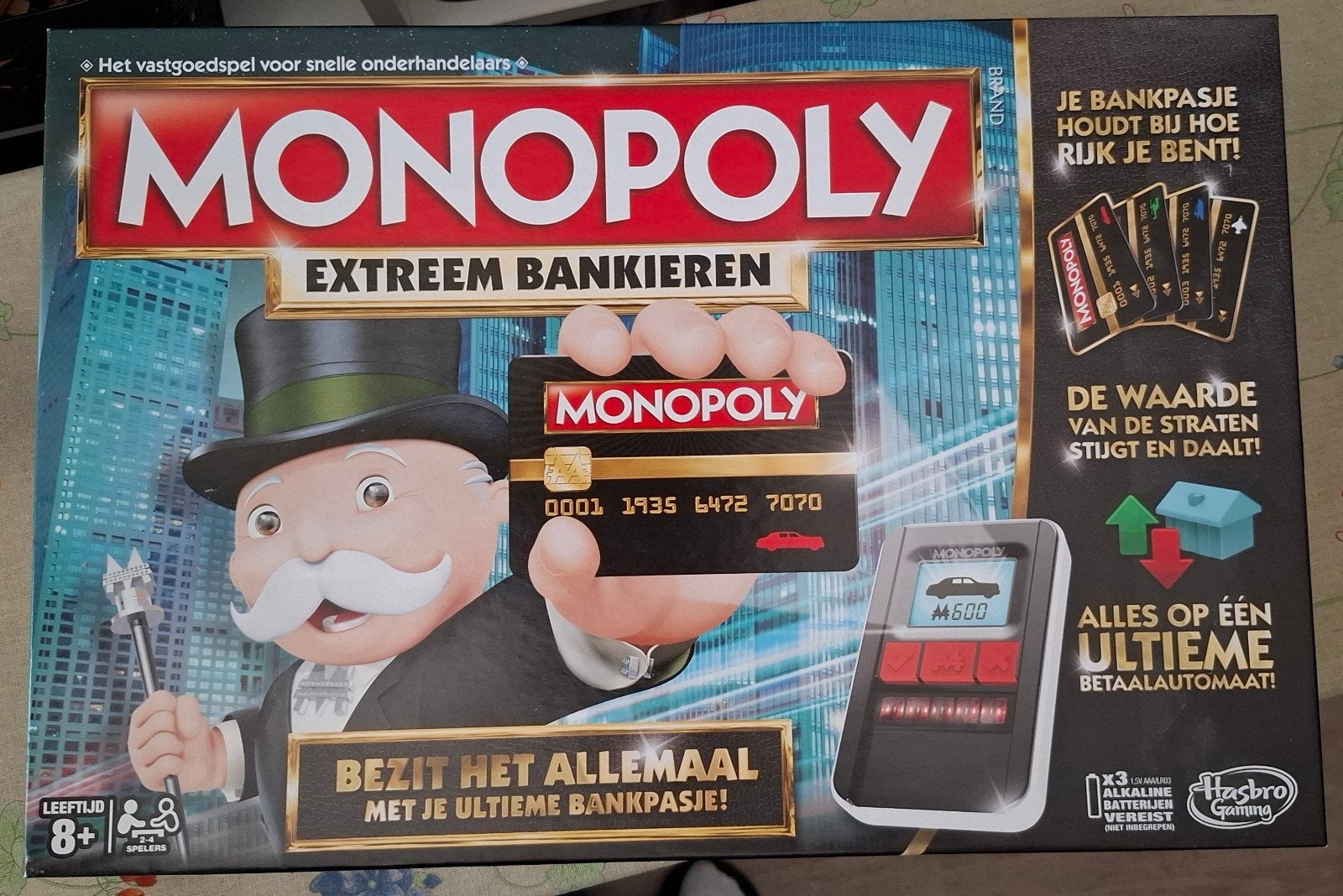 monopoly extreem bankieren, Hobby en Vrije tijd, Ophalen, Zo goed als nieuw