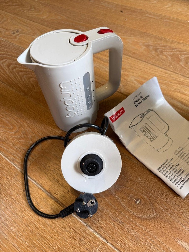 Bodum elektrische waterkoker, 0.5 l, Minder dan 1 liter, Ophalen, Nieuw