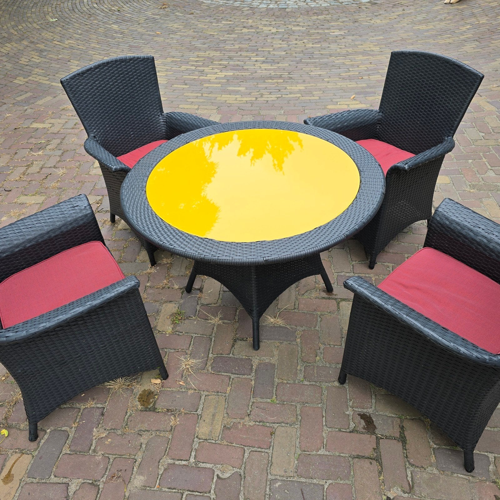 Tuinset, Ophalen, Gebruikt