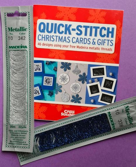 Kerstkaarten & gifts met garen 46 borduurpatronen, Hobby en Vrije tijd, Ophalen, Nieuw, Handborduren, Patroon