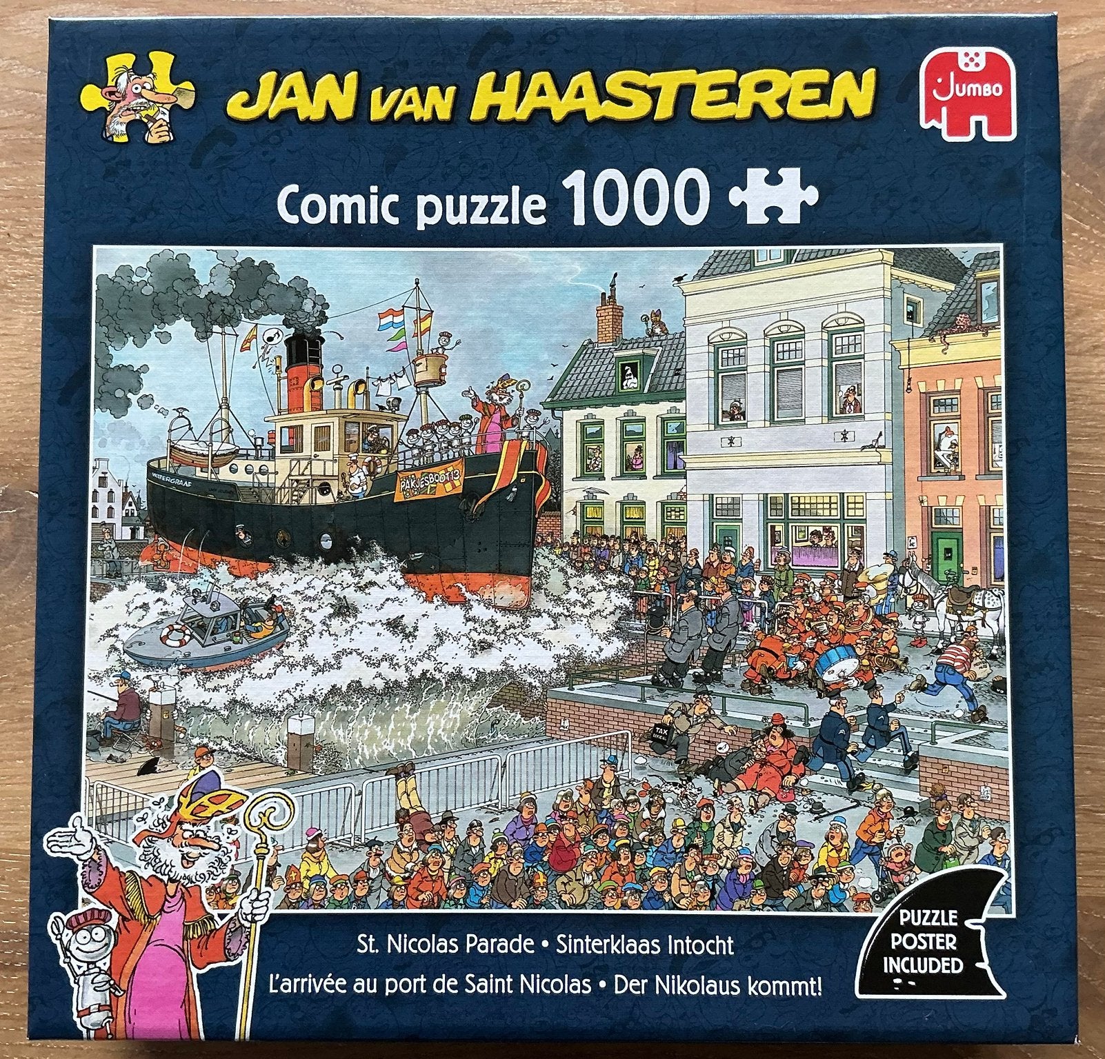 Jan van Haasteren puzzel Sinterklaas Intocht, Ophalen of Verzenden, 500 t/m 1500 stukjes, Zo goed als nieuw