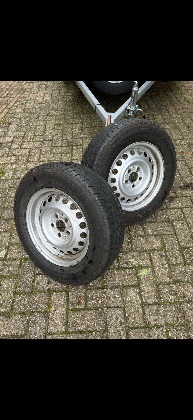 Aanhanger velgen 5x112 17 inch 5x112 incl originele audi, Auto-onderdelen, Banden en Velgen, Ophalen, Gebruikt, Banden en Velgen