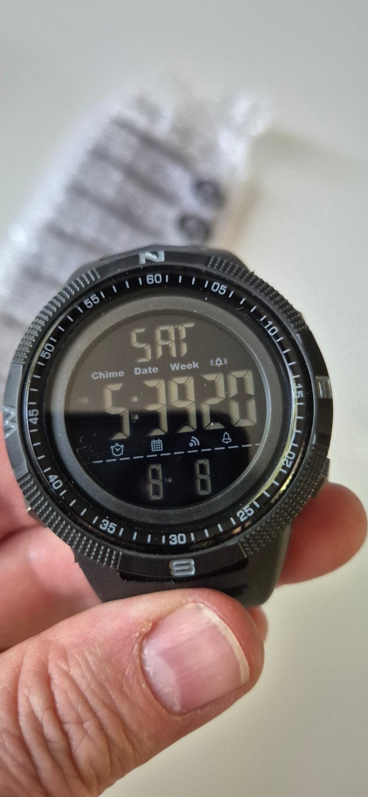 Outdoor/sportwatch / nieuw, Overige merken, Overige materialen, Met bandje, 1960 of later