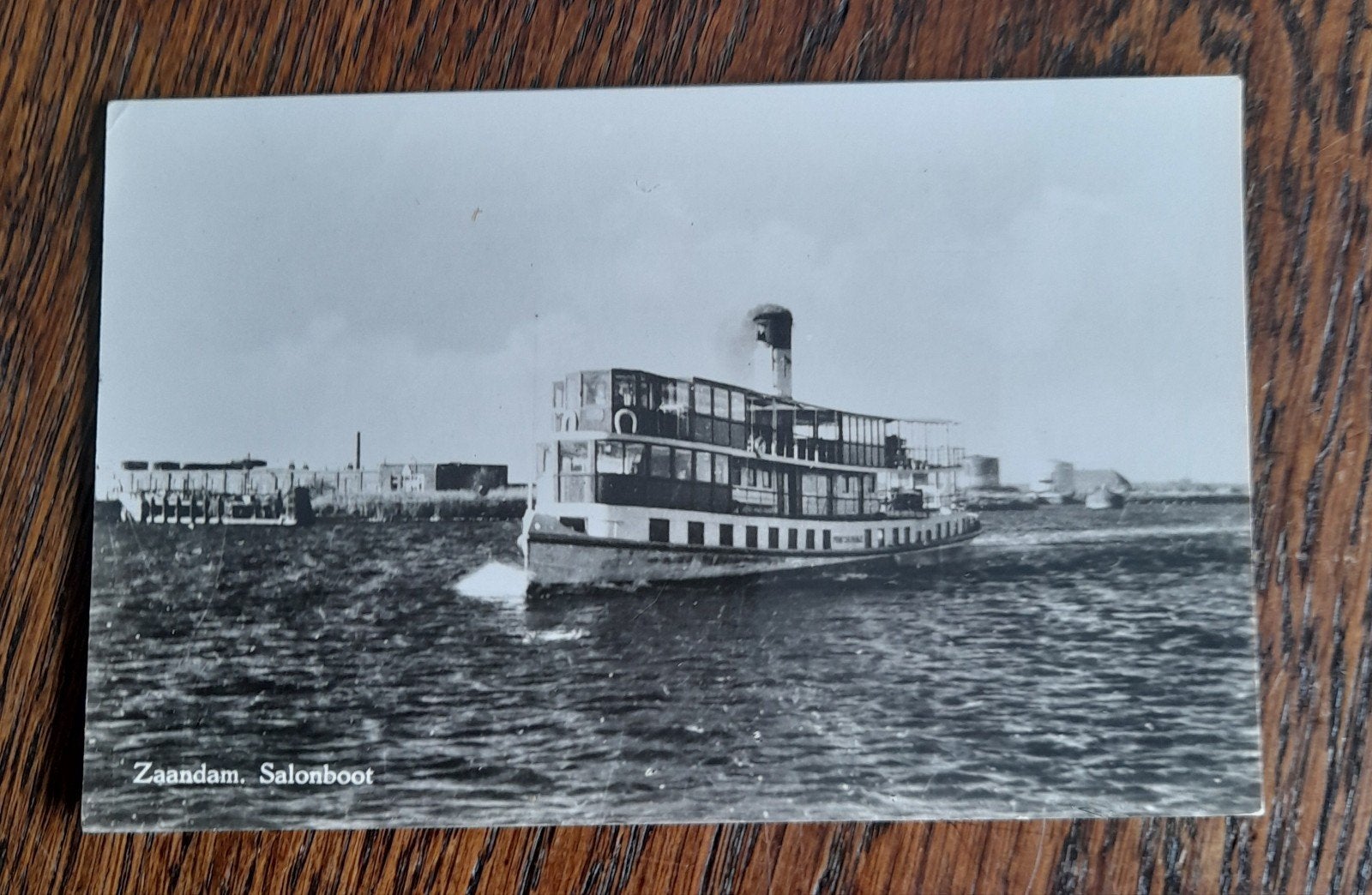 Oude ansichtkaart Zaandam Salonboot, Ophalen of Verzenden, 1920 tot 1940, Ongelopen, Noord-Holland