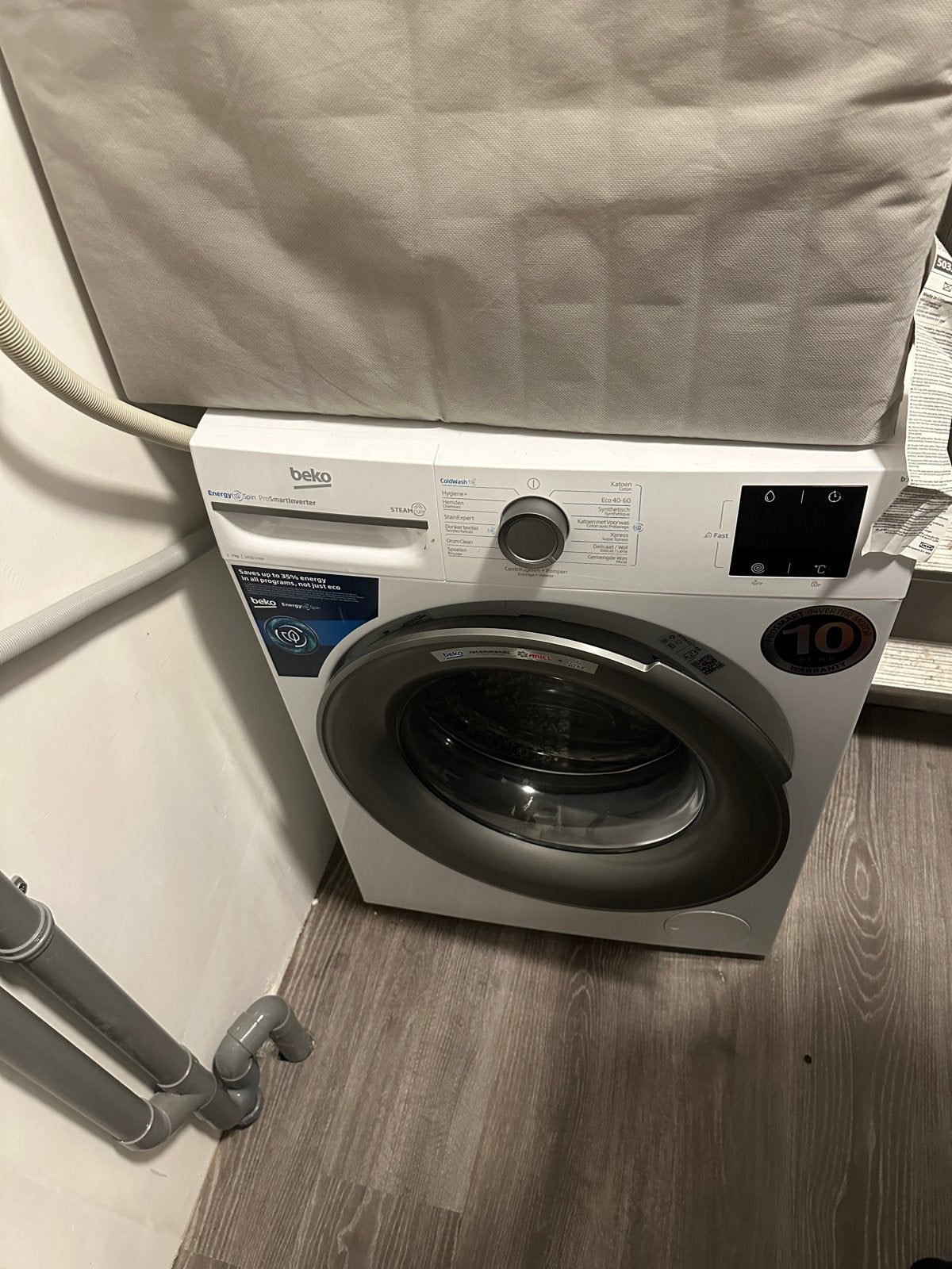 Beko  Wastmachine 7kg 1400 toeren, Witgoed en Apparatuur, Ophalen, 1200 tot 1600 toeren, 8 tot 10 kg, Zo goed als nieuw
