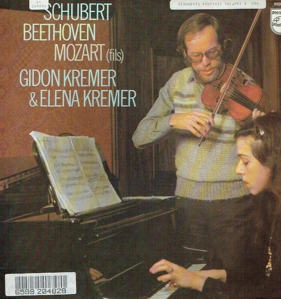 Gidon Kremer & Elena Kremer – Schubert, Beethoven, Mozart, Kamermuziek, Verzenden, Zo goed als nieuw, 12 inch
