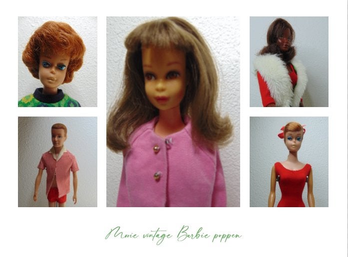 Mooie Vintage poppen, Ophalen of Verzenden, Gebruikt, Pop