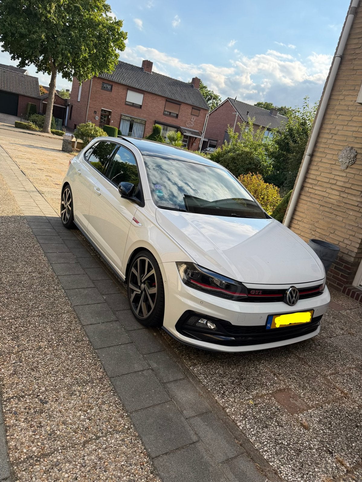 Te koop polo GTI 2019 full option dsg, 1998 cc, Stof, 4 cilinders, Wit