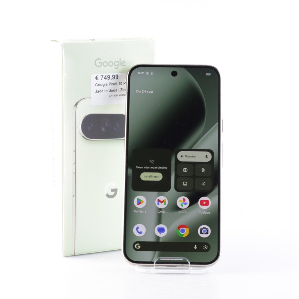 Foto 2 van Google Pixel 10 Pro XL 256GB Jade in doos | Zeer nette staat