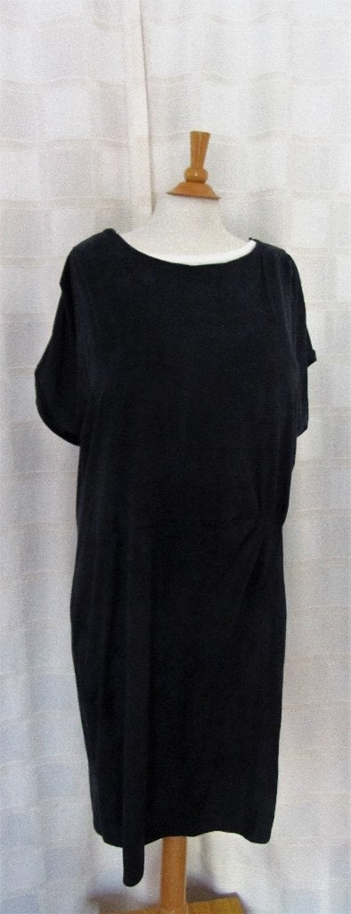 Blauwgrijs jurkje Miss Etam maat 44/46 ME119, Blauw, Maat 46/48 (XL) of groter, Nieuw, Ophalen of Verzenden