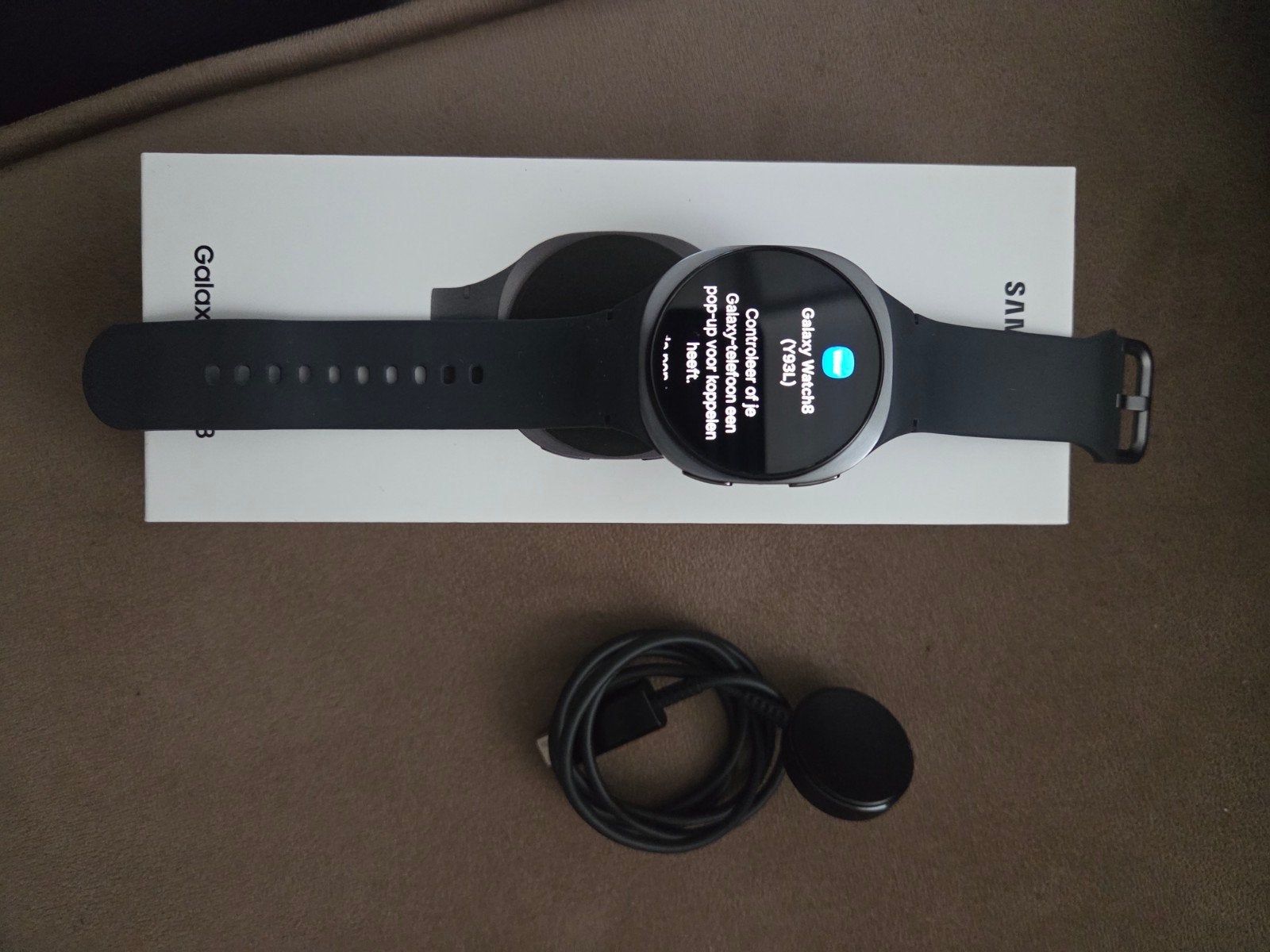 Samsung Galaxy Watch 8 40mm LTE (ZGAN), Sieraden, Tassen en Uiterlijk, Smartwatches, Zwart, Samsung ⌚️, Ophalen of Verzenden, Zo goed als nieuw
