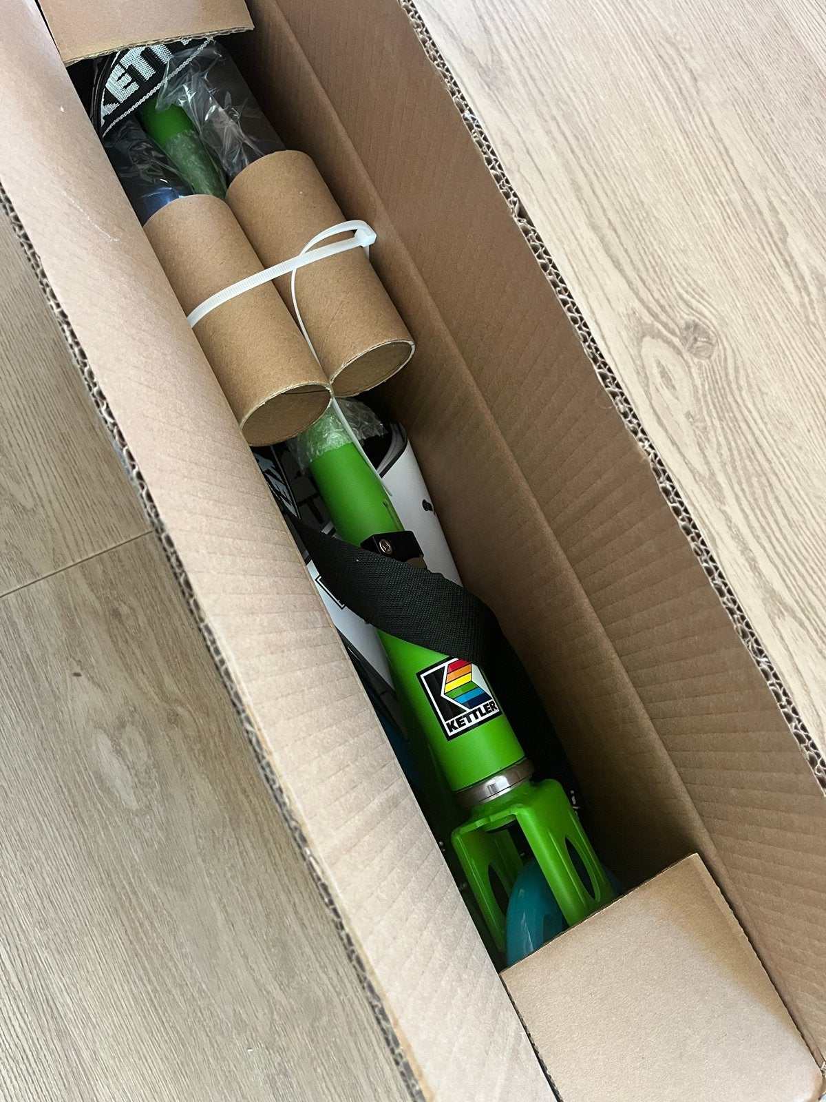 Nieuwe Kettler Zero 6 Greenatic kinderstep in doos, Ophalen of Verzenden, Nieuw, Gewone step